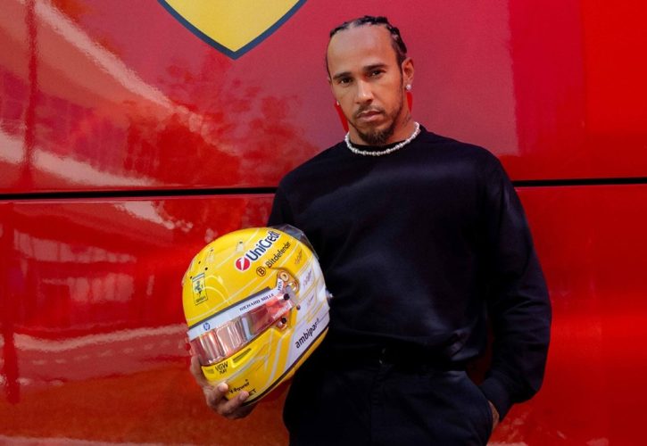 Lewis Hamilton Reveals Intense Pressure at Italian GP with Clear Focus 2 Lewis Hamilton unveils a special Monza helmet ahead of his first Ferrari home race at the Italian GP