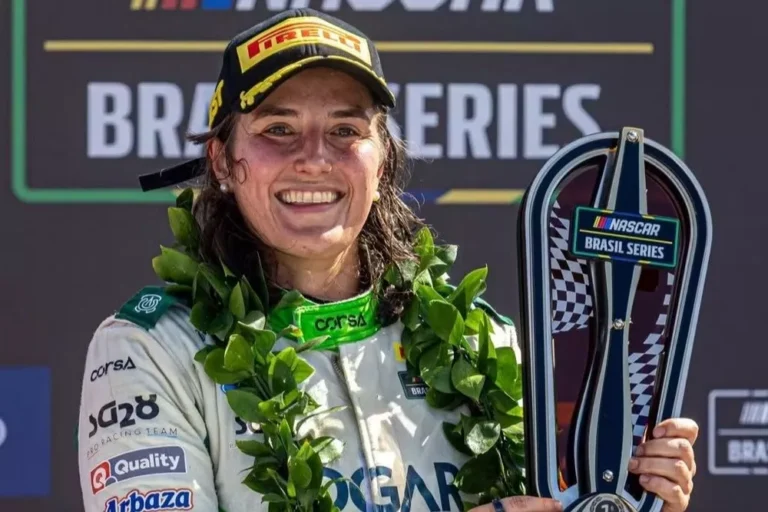 tatiana caldern becomes first woman to win nascar brazil race overall Tatiana Calderón Makes History Winning NASCAR Brazil Race