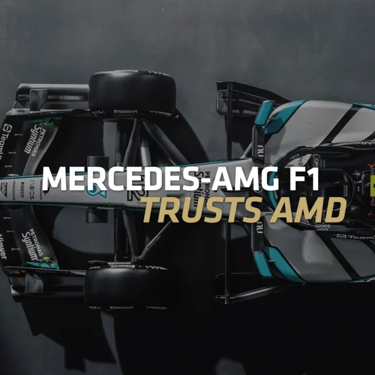 amd on x the mercedesamgf1 team relies on amd to advance data Mercedes Dominates F1 Rivals with Jaw-Dropping Stats in Official Report