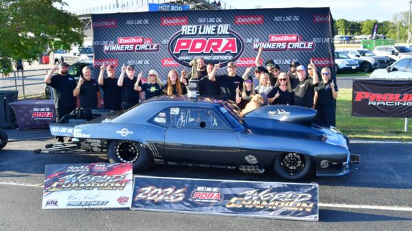 blake denton wins first pdra pro street world championship in Blake Denton Claims First PDRA Pro Street Title in ‘Bonnie’ Lizzy Musi Camaro