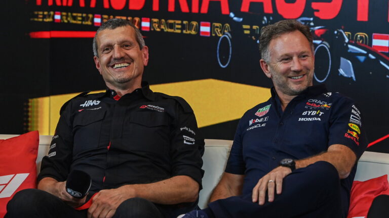 guenther steiner responds to christian horner haas links after Christian Horner Fires Sharp Remark: 'Guenther Steiner Never Scored F1 Podium'