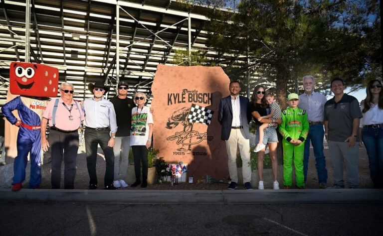 Las Vegas Celebrates Hometown Hero Kyle Busch with Memorial Rock and Tributes 16 las vegas honors hometown hero kyle busch with memorial rock and Las Vegas Celebrates Hometown Hero Kyle Busch with Memorial Rock and Tributes