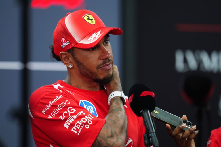 lewis hamilton says racing in the rain is not the same as caution Lewis Hamilton Says Young F1 Drivers Are Growing More Cautious Racing in Rain
