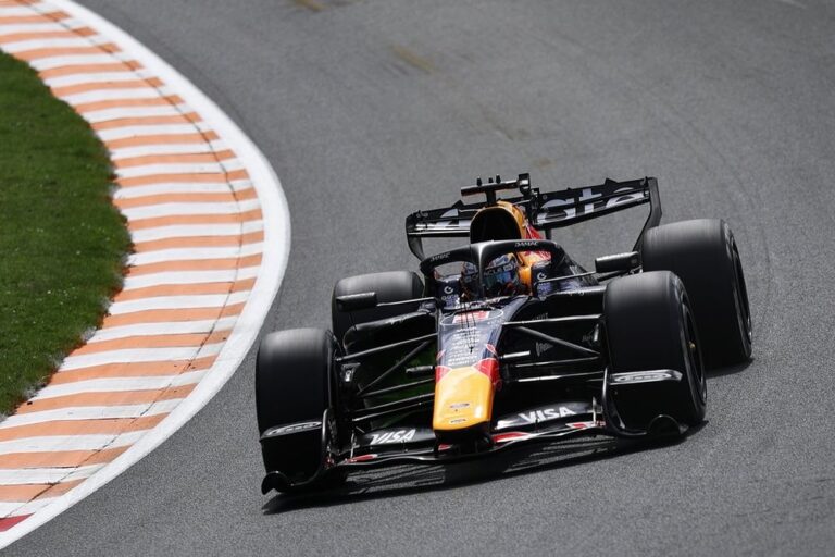 max verstappen jokes he will need a new spine after incredibly Max Verstappen Says US GP Circuit Left Him Needing a New Spine