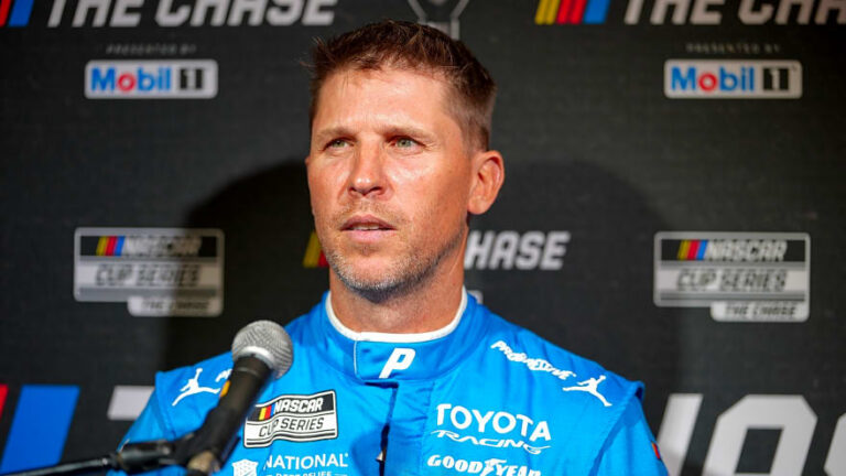 Denny Hamlin Breaks Down Costly Spin in Tough Las Vegas NASCAR Race 3 nascar breaking news rumors highlights yardbarker Denny Hamlin Breaks Down Costly Spin in Tough Las Vegas NASCAR Race