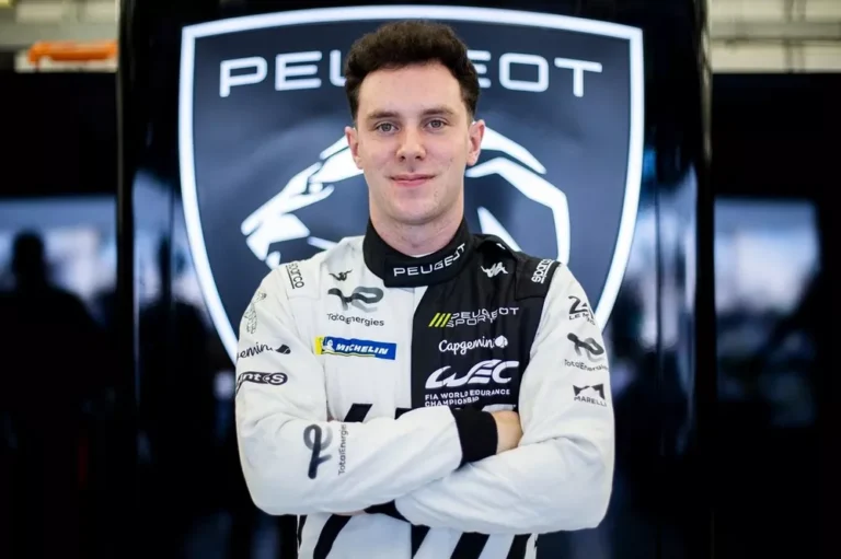 peugeot promotes test driver alex quinn to race seat for 2027 wec Peugeot Names Alex Quinn Race Driver for 2027 WEC Season