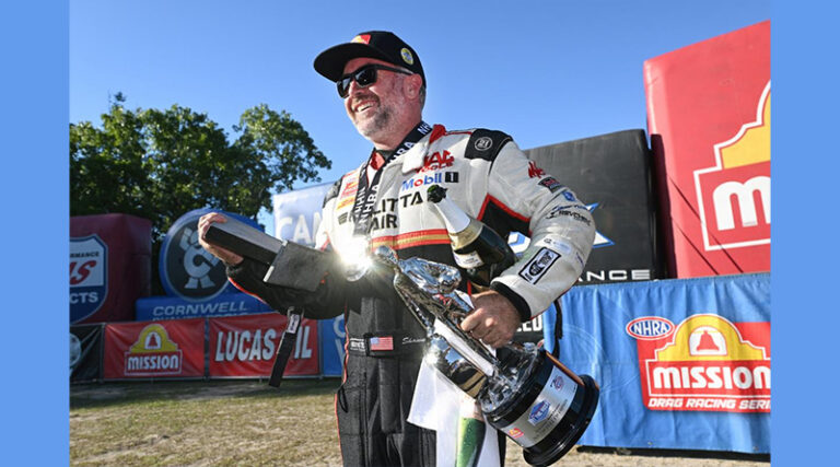 top fuels shawn langdon after fourth straight win of 2026 at napa Top Fuel’s Shawn Langdon Dominates with Fourth Straight Win at 2026 NHRA Midwest Nationals